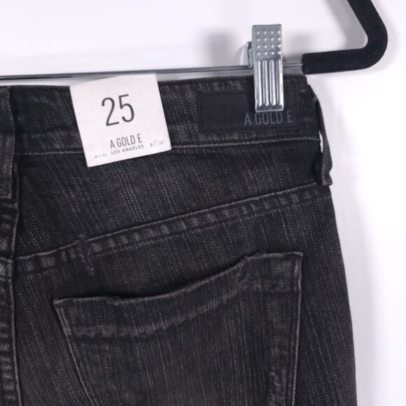 NWT AGOLDE USA🇺🇸MADE CHLOE‎ Low Rise Slim LIVERPOOL Jeans A001-2029 Size 25 - Picture 11 of 16